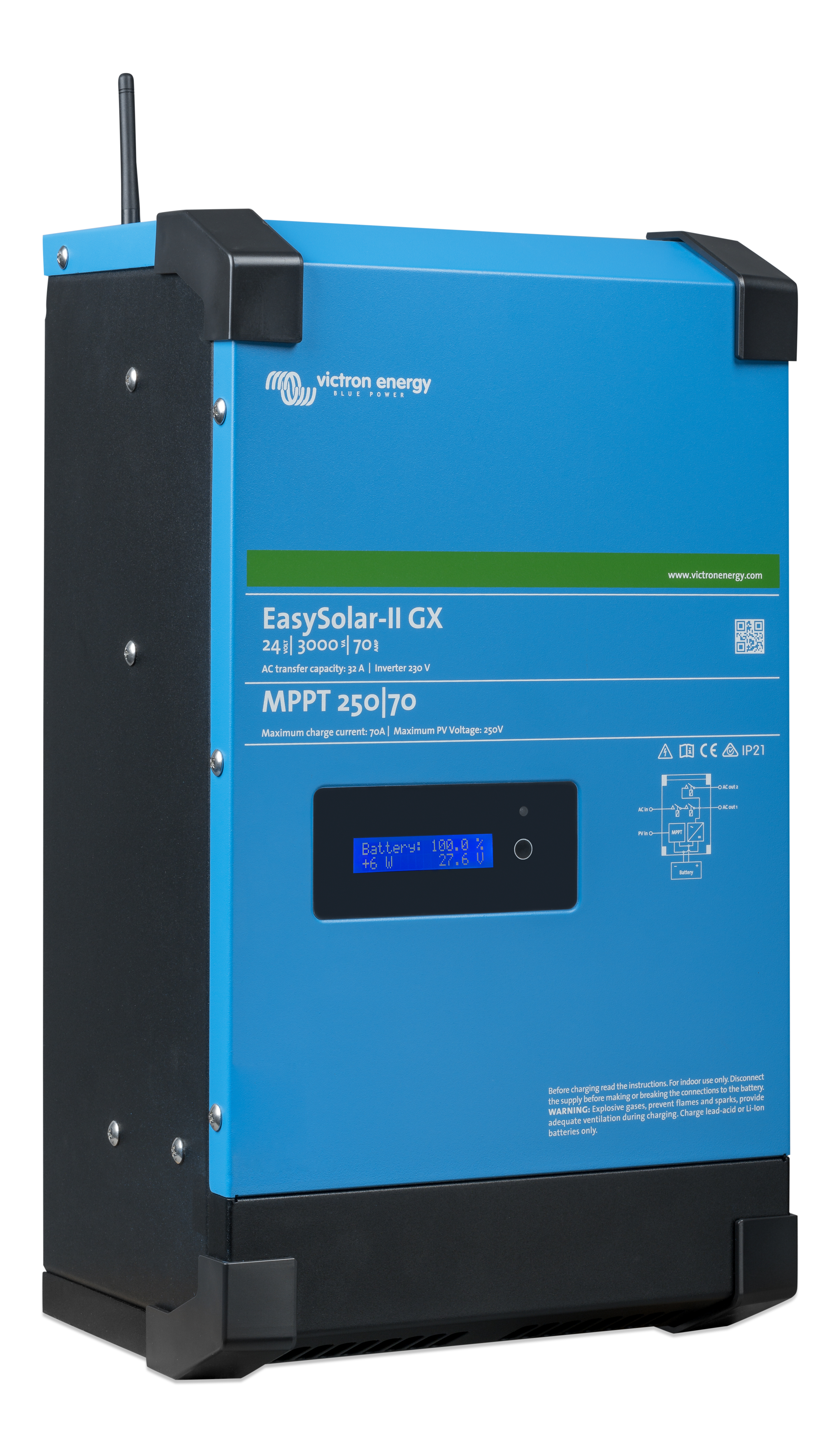 EasySolar-II GX 24V 3000VA (left)  thumbnail