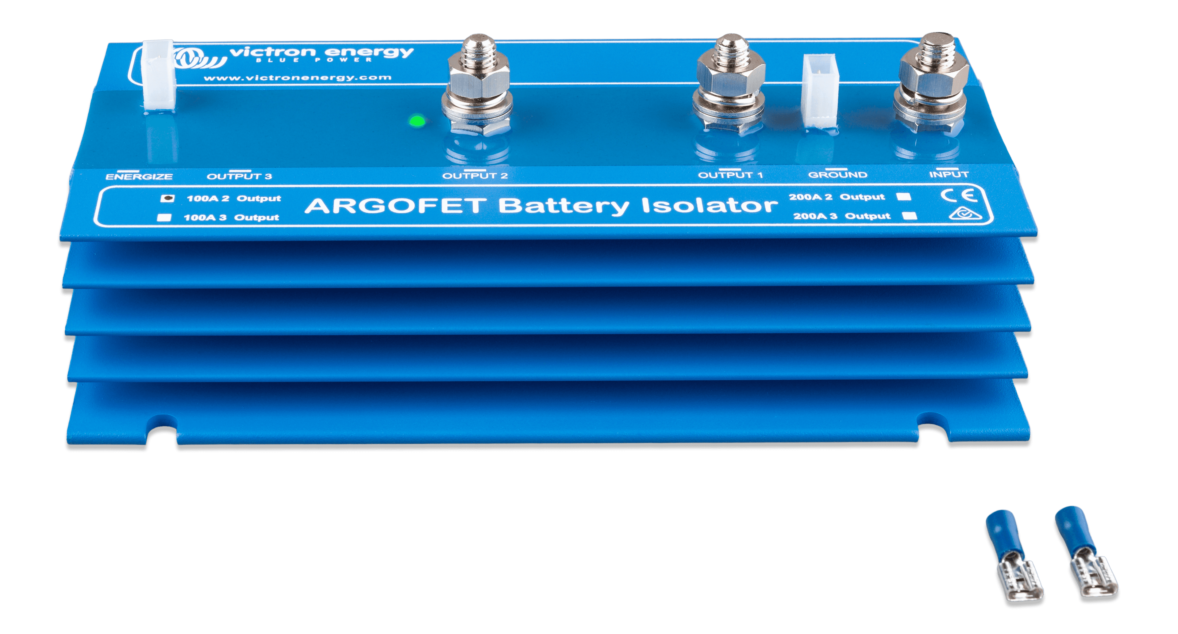 Argofet 100-2 Two batteries 100A (front) thumbnail