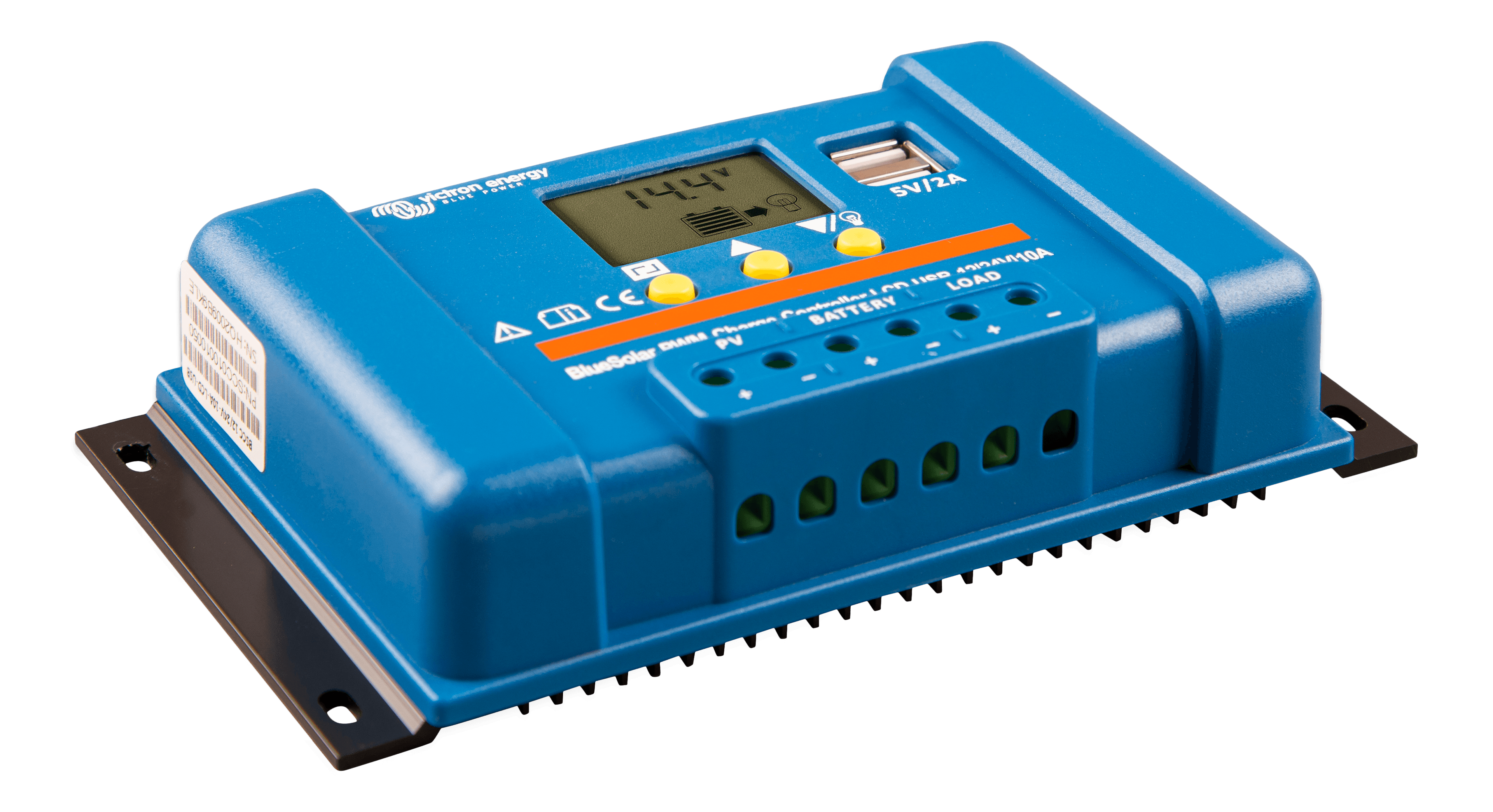 BlueSolar PWM Charge Controller LCD USB 12/24V-10A (right) thumbnail