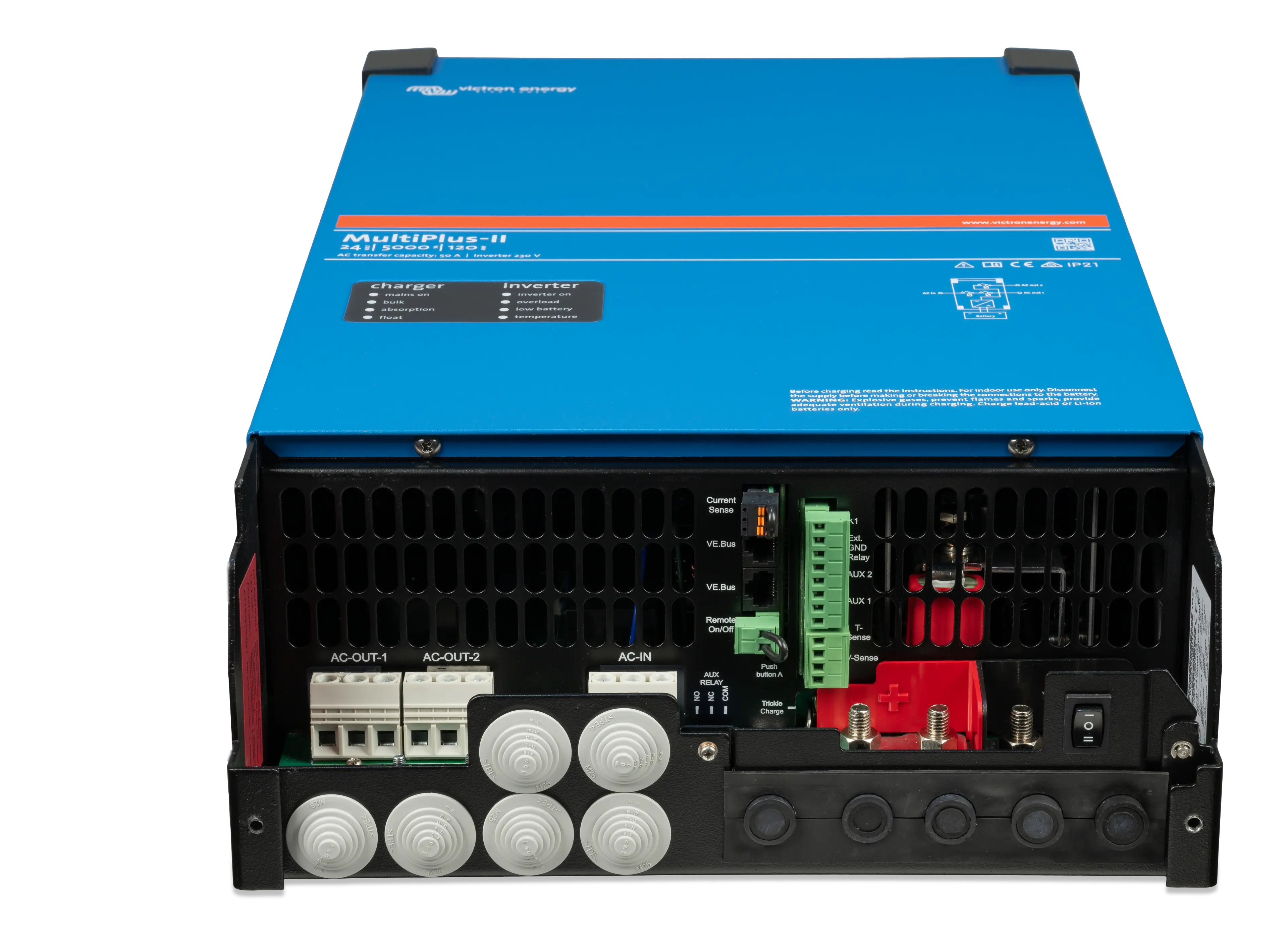 MultiPlus-II 24V 5kVA 120-50 230V (connections-total) thumbnail